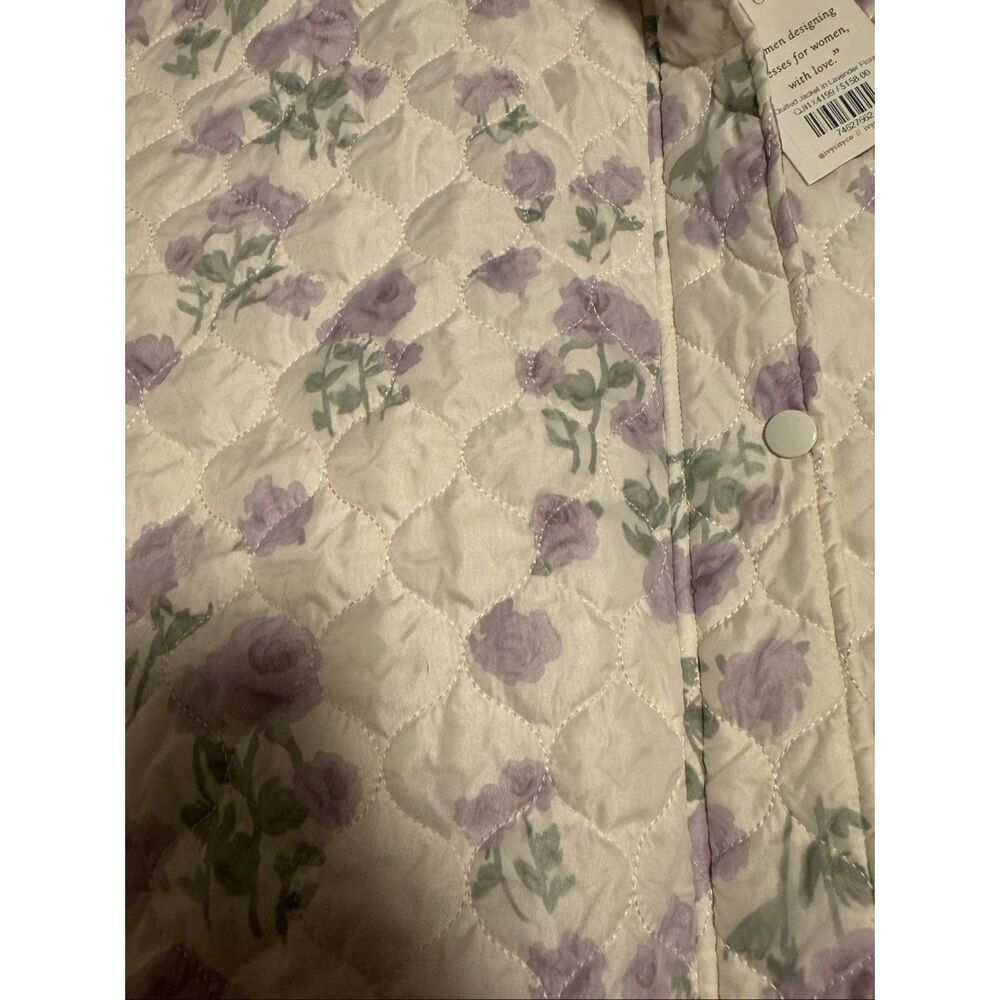 Ivy City size 1X quilted floral jacket retails $158 - NWT - Picture 5 of 8